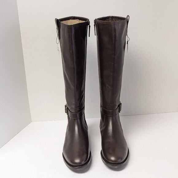Cole Haan Clive Stretch Boots, Dark Chocolate Leather, Women's 7.5 M - Picture 3 of 7